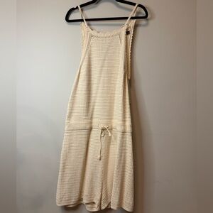 Universal Thread Cream Crochet Knit Romper